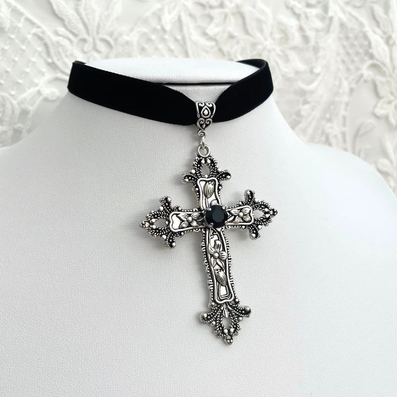Choker cruz gigante