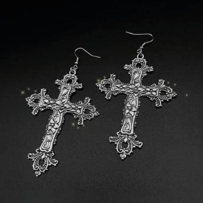 Aretes Cruz Chunky