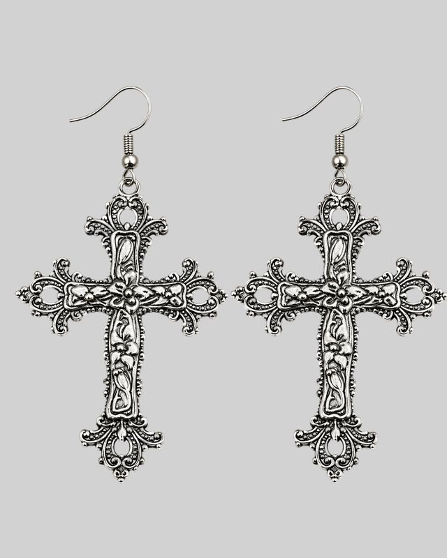Aretes Cruz Chunky