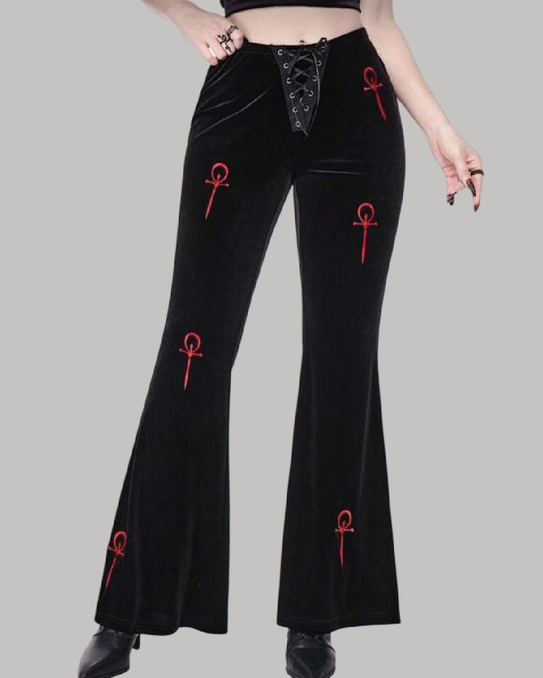 Pantalón gamuza “Red Cross Suede Pants”