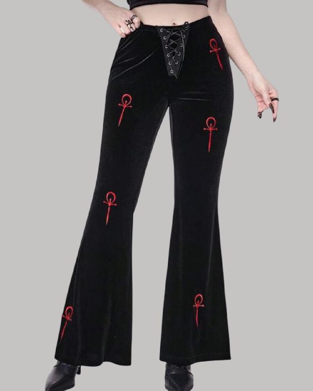 Pantalón gamuza “Red Cross Suede Pants”