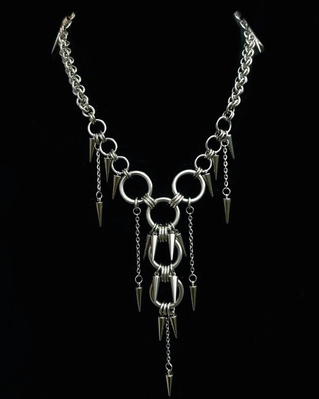 Collar handmade “Chainmade Spike Necklace”