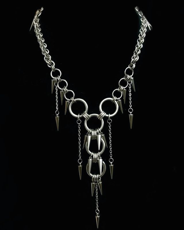 Collar handmade “Chainmade Spike Necklace”