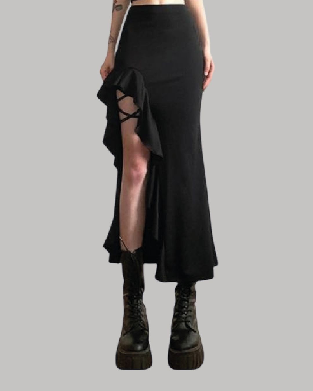 Falda larga “Side Detail Maxi Skirt”