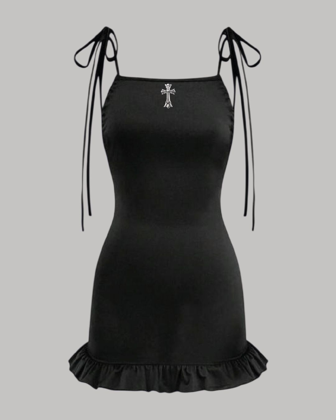 Vestido corto espalda descubierta