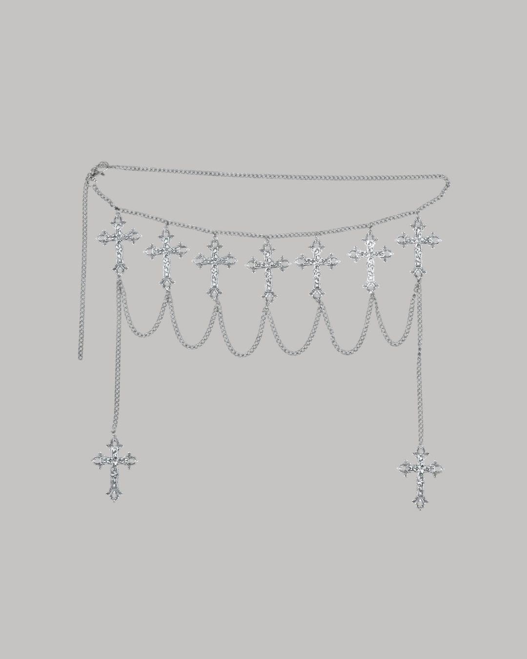 Cadena de cintura cruces