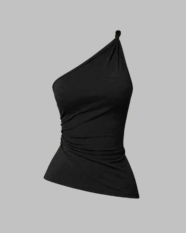 Top un hombro con caída