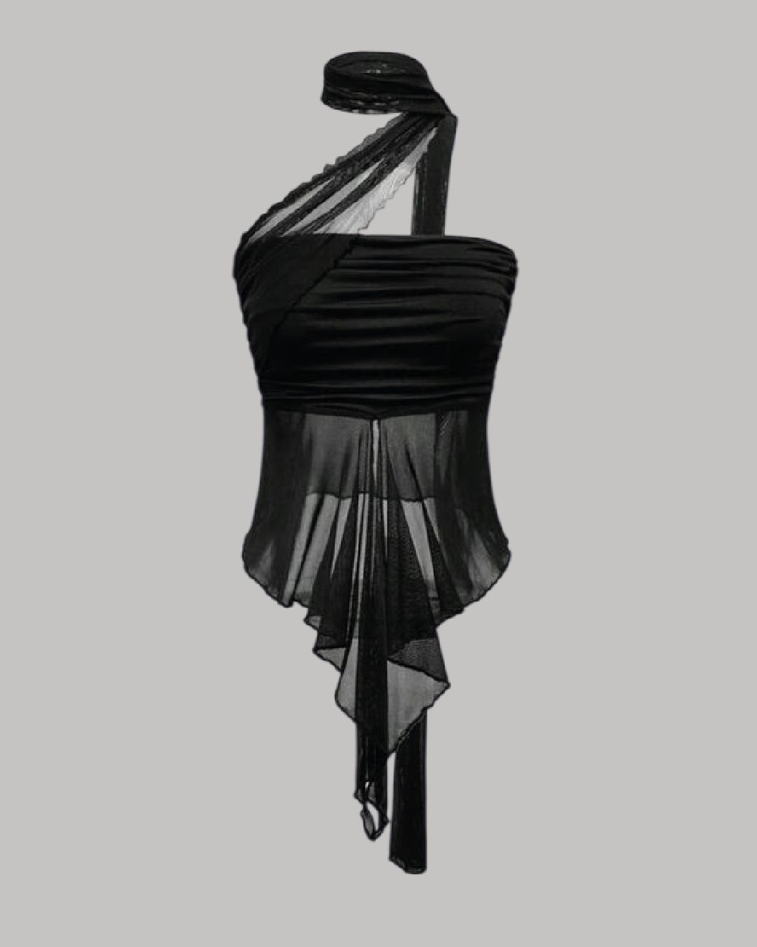 Top capas + cuello incluido