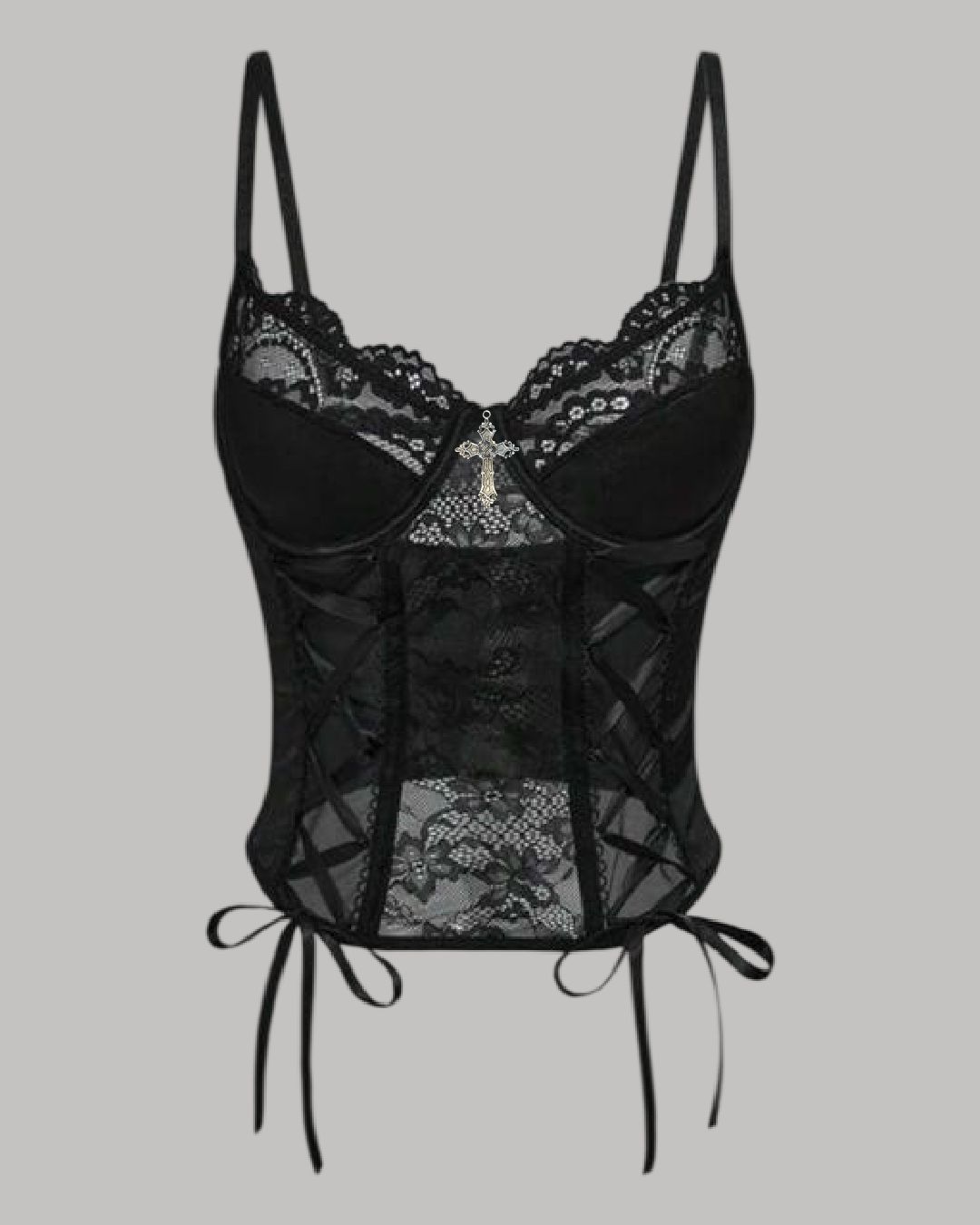 Bustier con encaje “Lace Bustier”