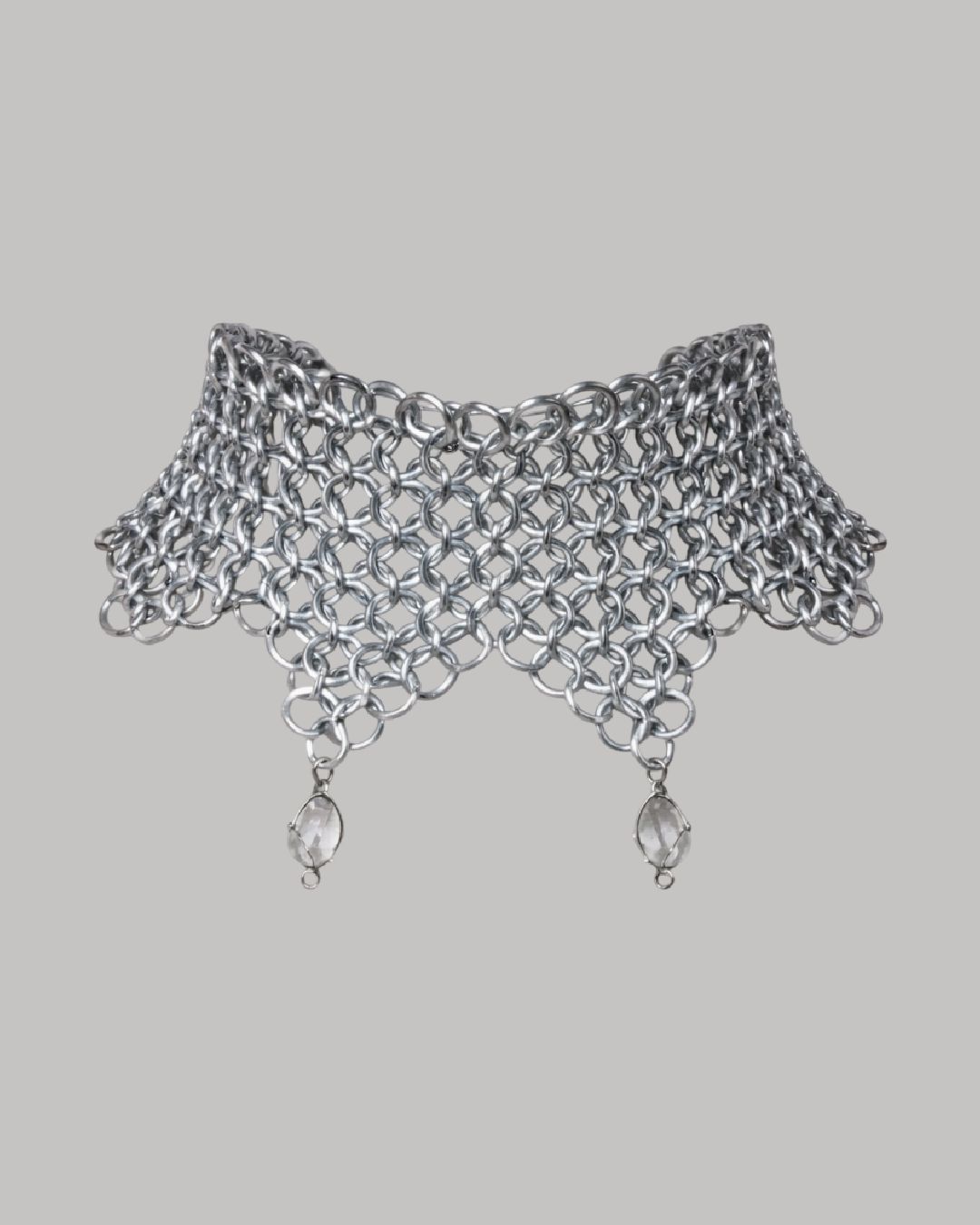 Choker “Chainmail Double Charm”