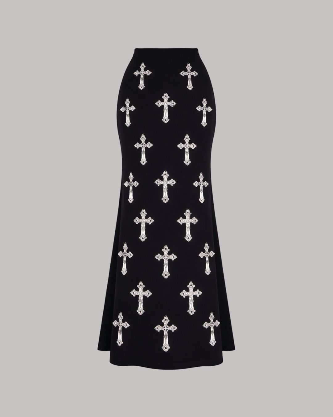 Falda con cruces incorporadas