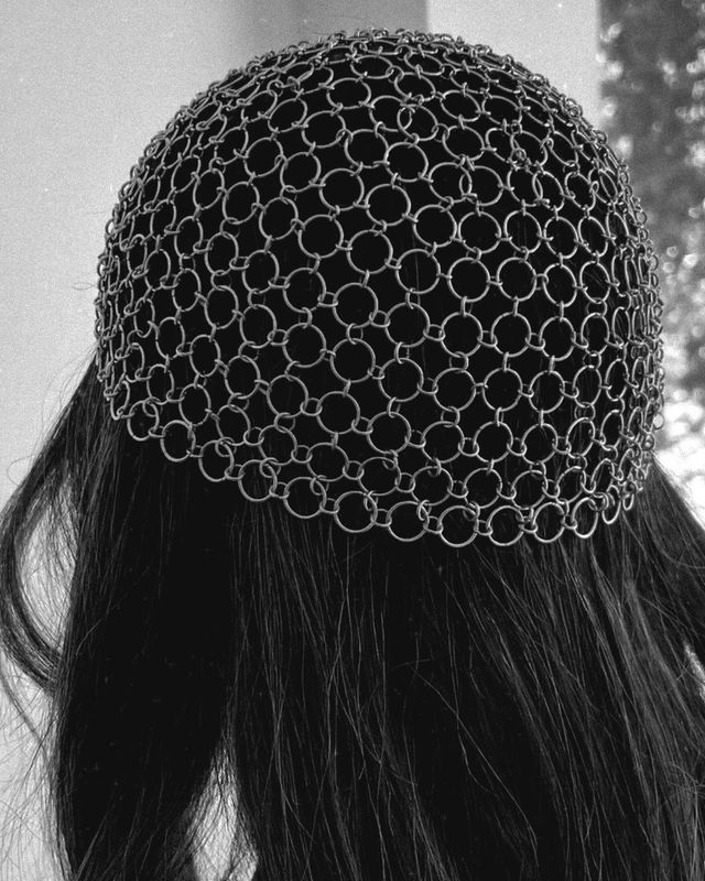 ​Gorrito estilo chainmail