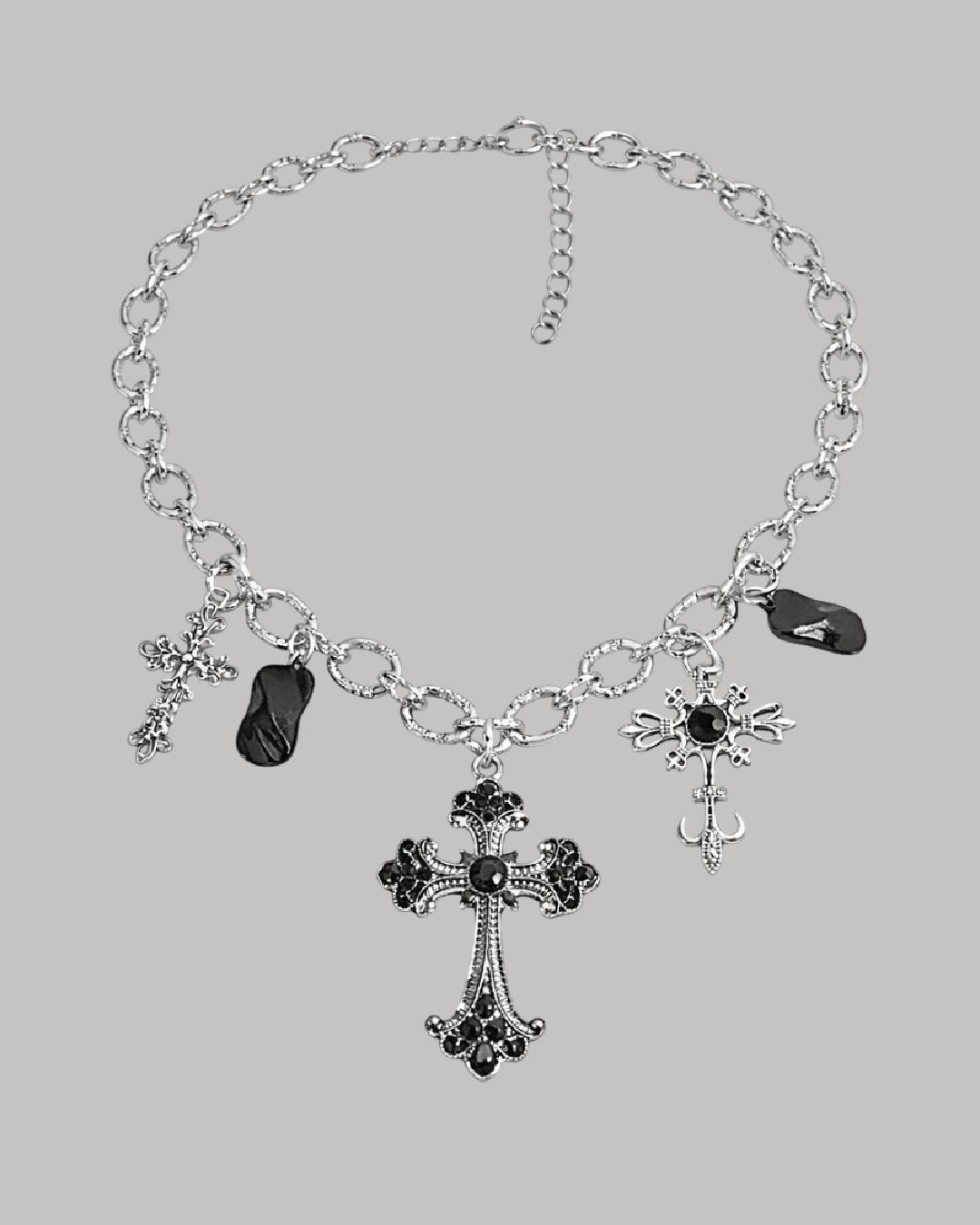 ​Collar de cruces estilo chunky