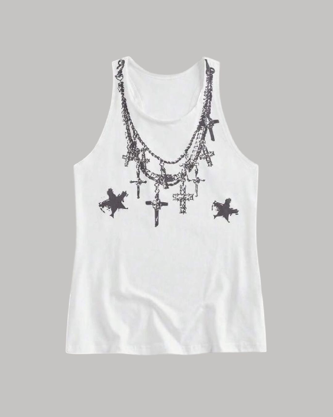 Tank top con estampado