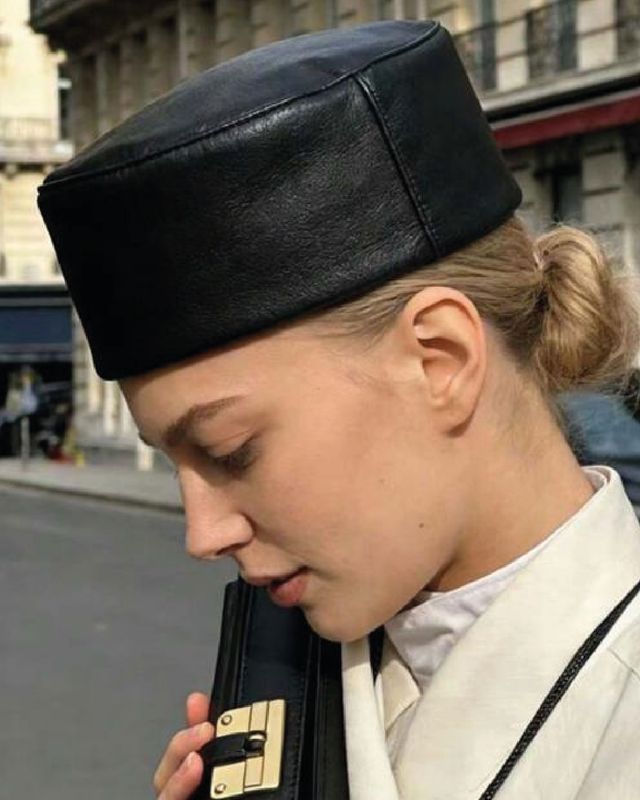 Gorrito estilo boina