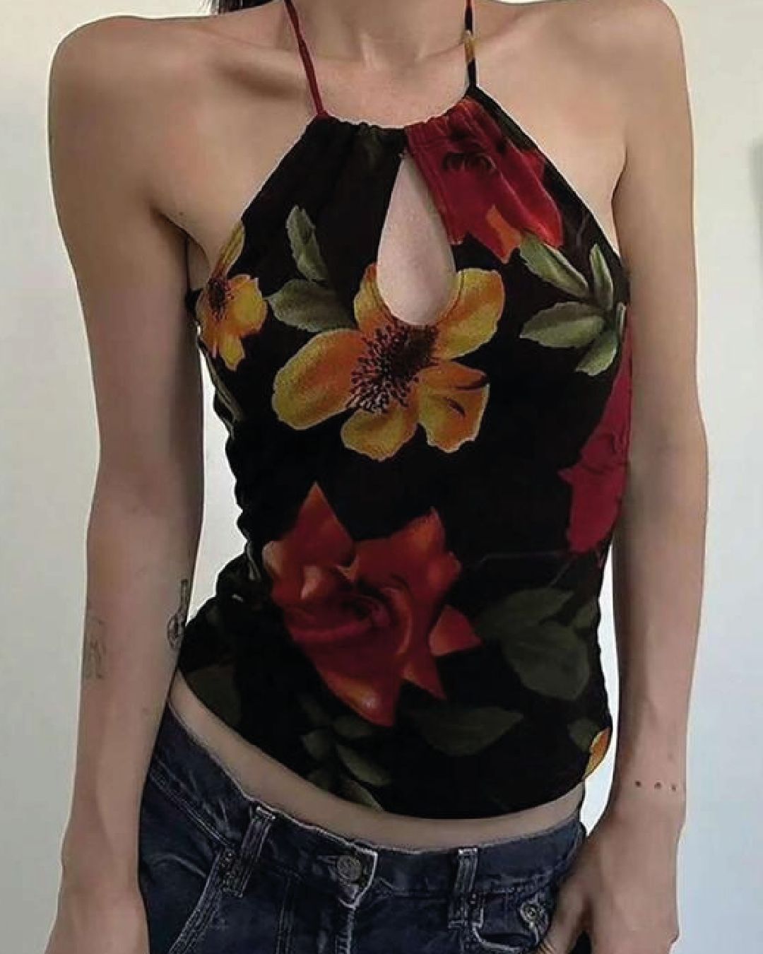 Blusa floral de temporada