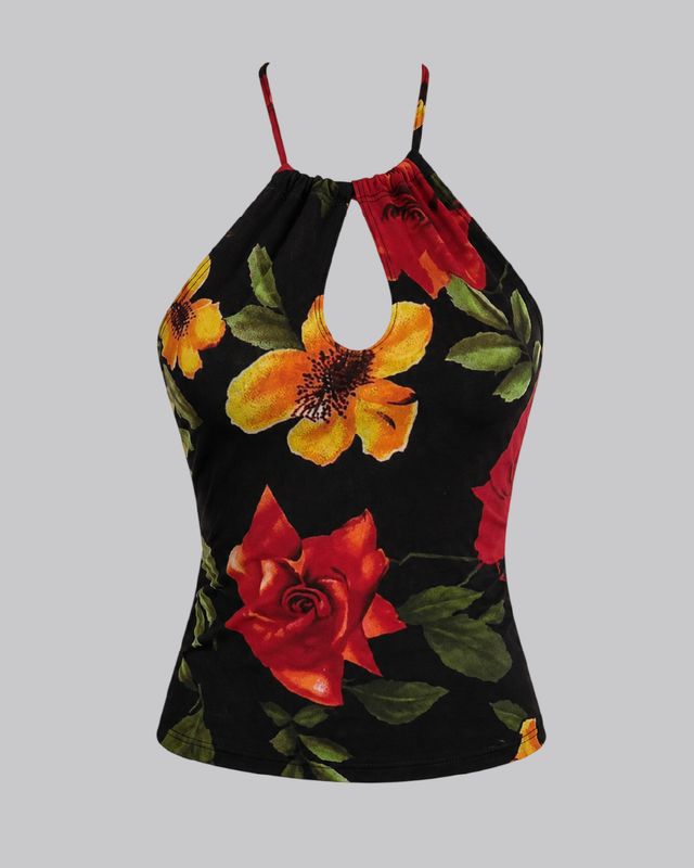 Blusa floral de temporada