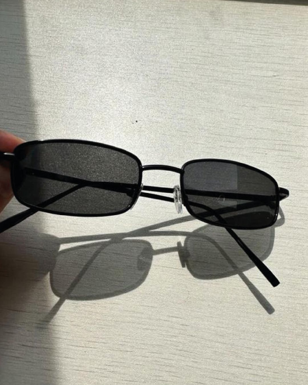 Lentes de marco cuadrado