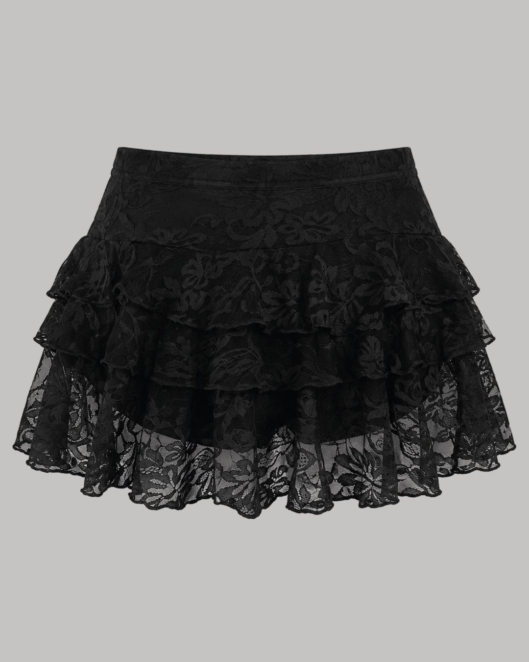 Skort con encaje