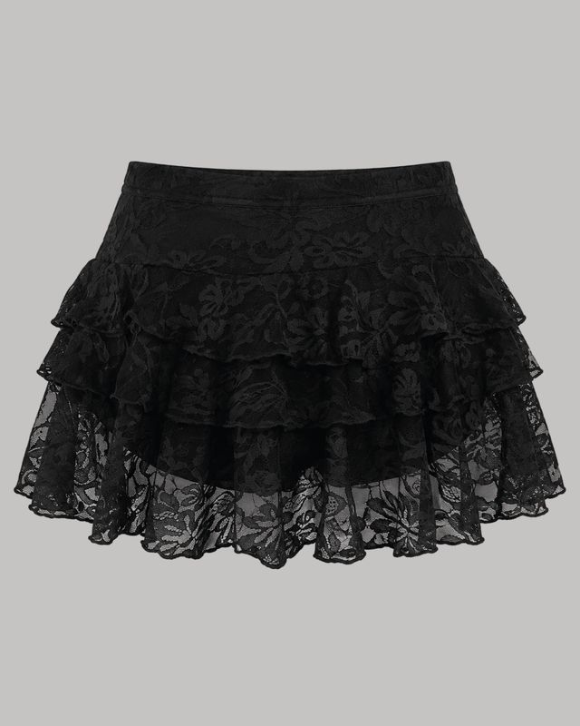 Skort con encaje