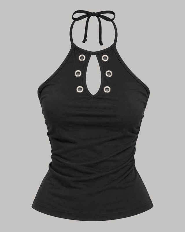 Blusa versátil con detalle en el cuello