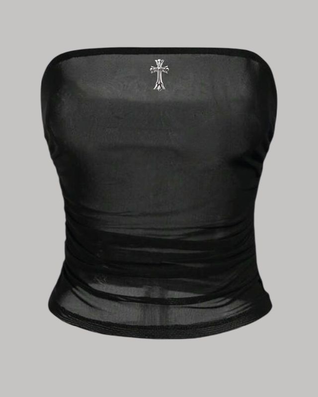 Top mesh con cruz