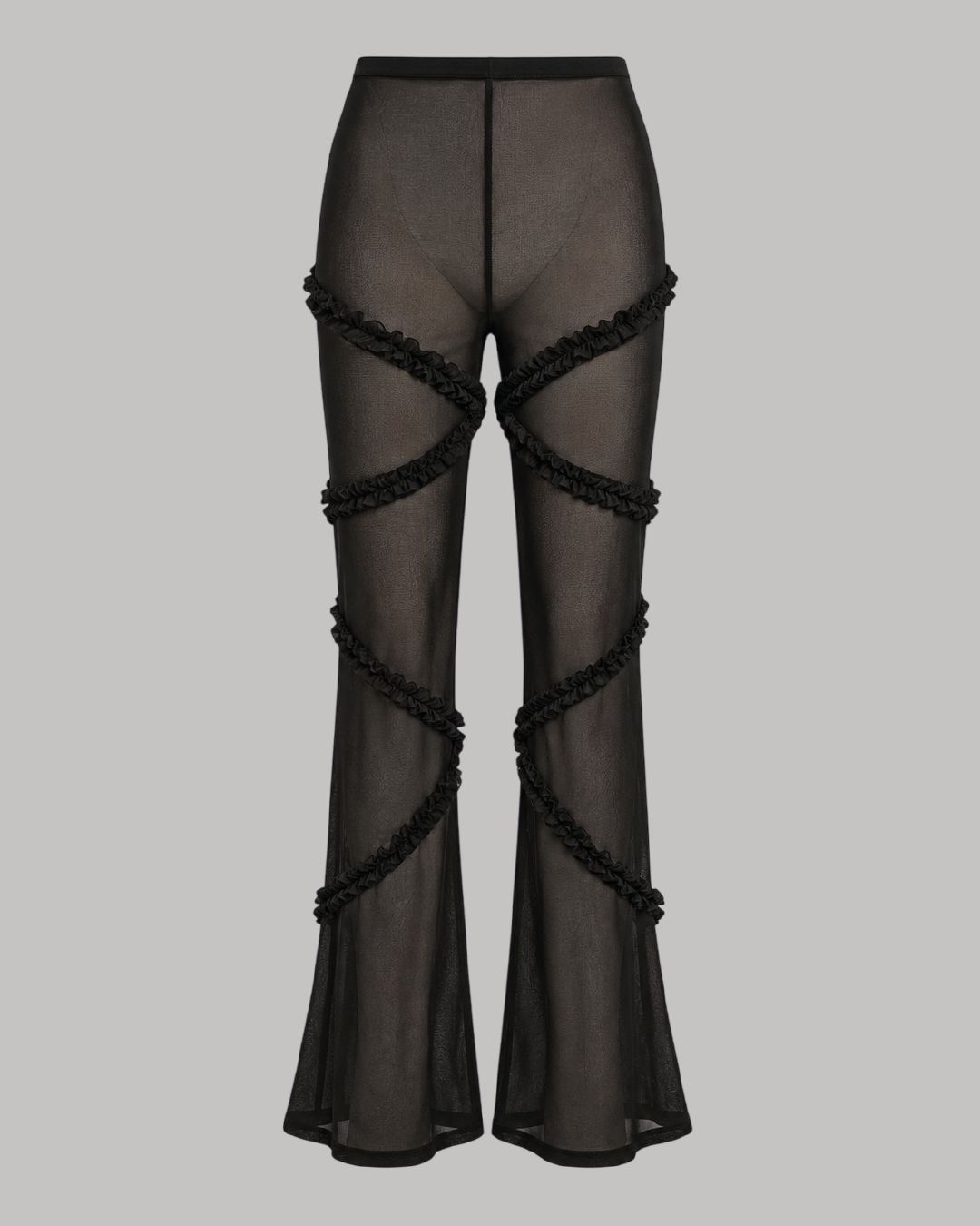 Pantalón mesh con diseño