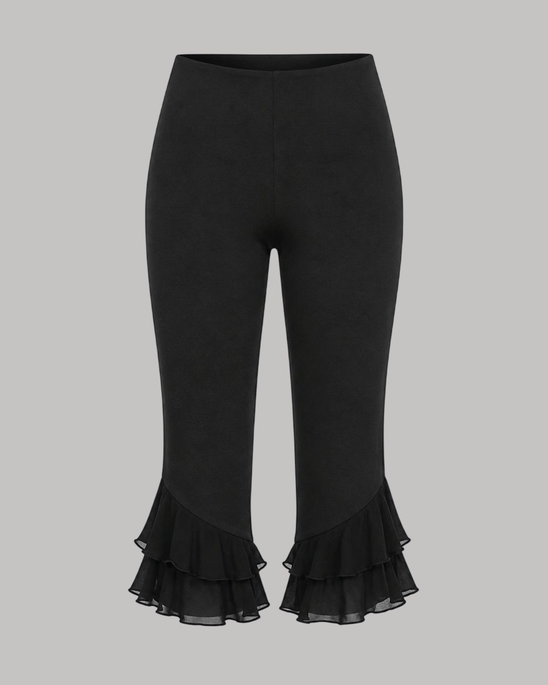 Pantalón pescador con encaje