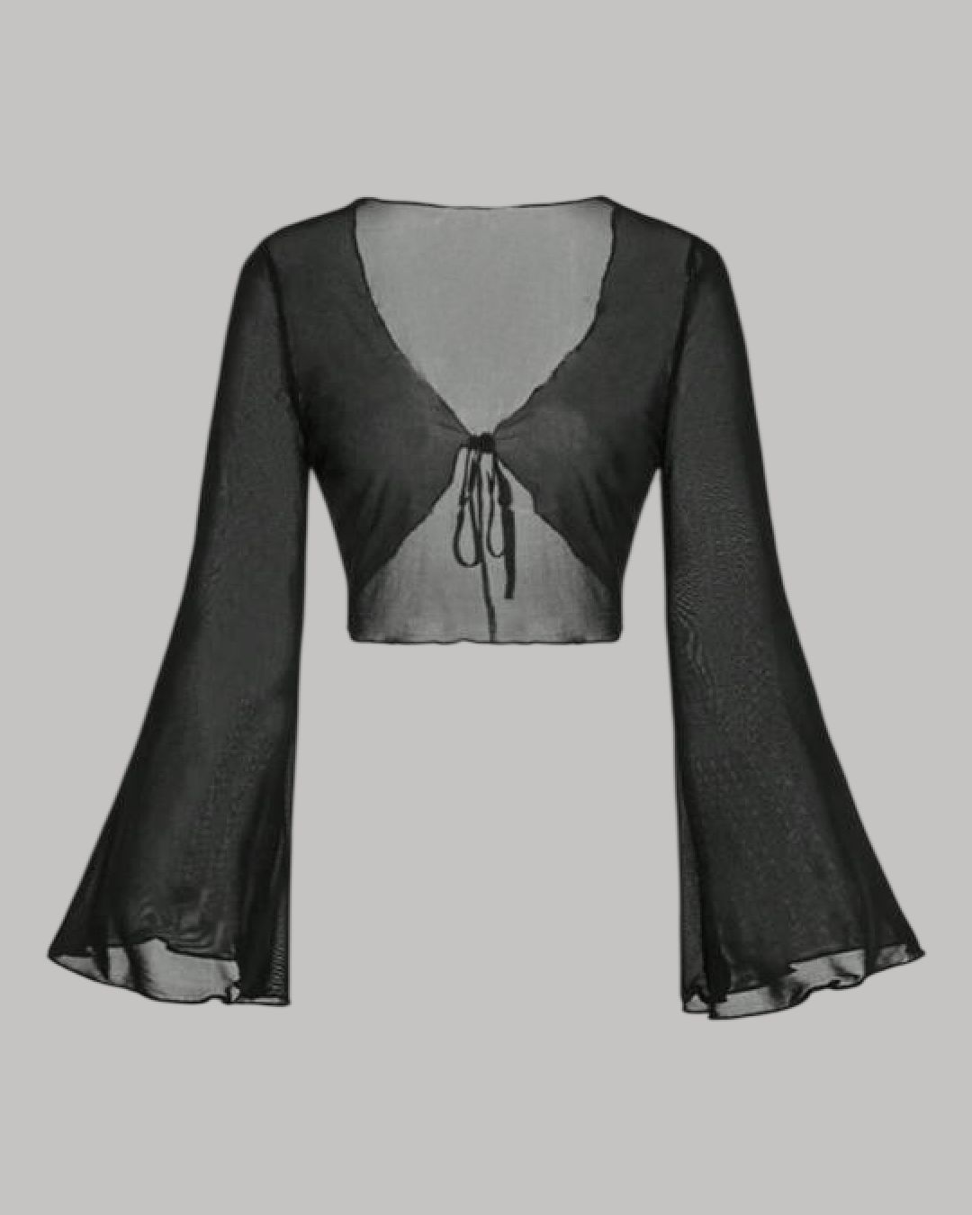 Blusa manga larga de campana