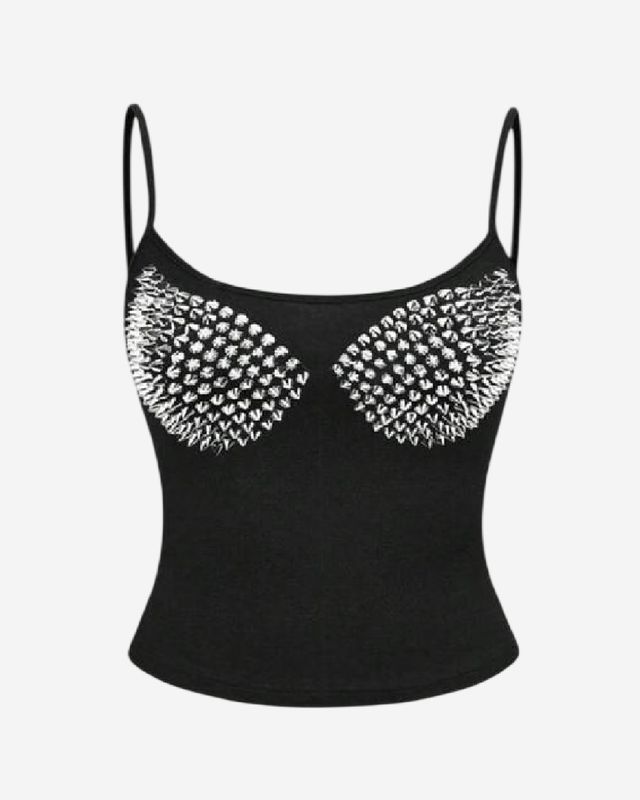 ​Blusa con estampado de púas