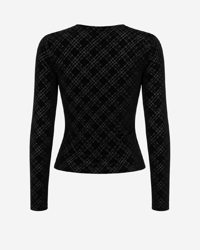 ​Blusa manga larga de cuadros