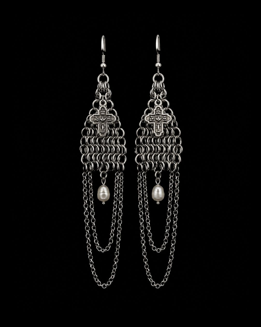 ​Aretes estilo cascada