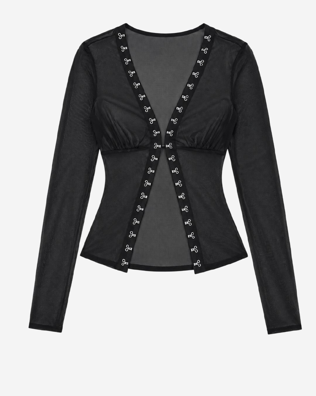 ​Blusa manga larga mesh ajustable