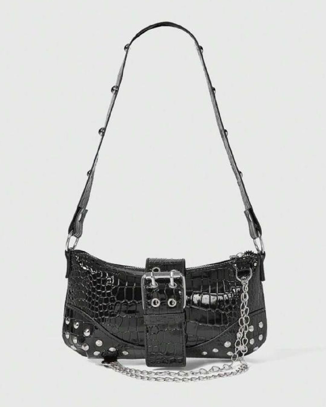 ​Bolsa estilo látex con cadenas