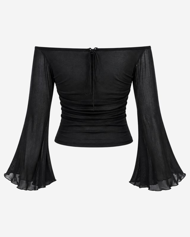 ​Blusa manga larga de campana