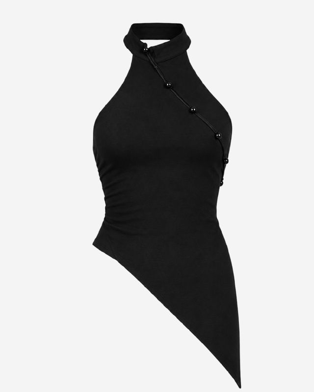​Blusa estilo japonesa asimétrica