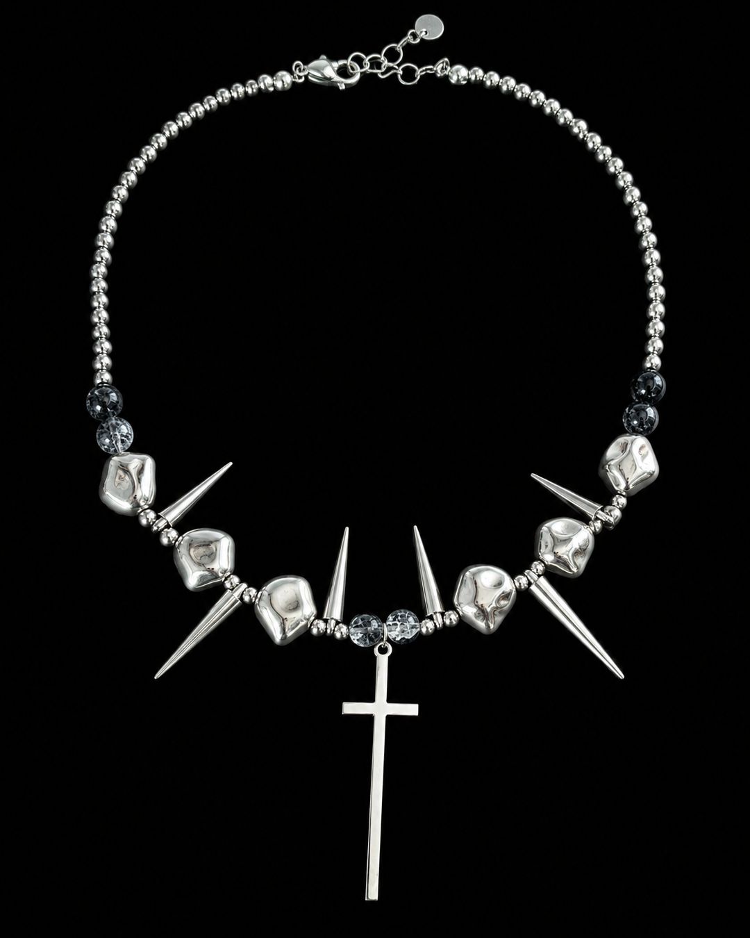 Choker con dije de cruz