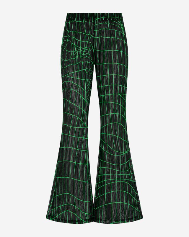 ​Pantalón mesh con líneas verdes