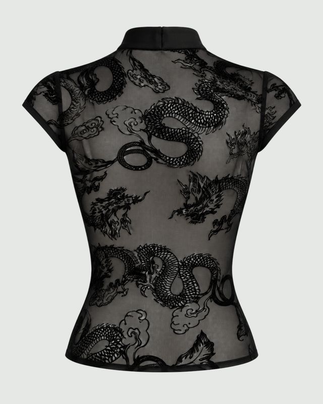 Blusa estampado dragón