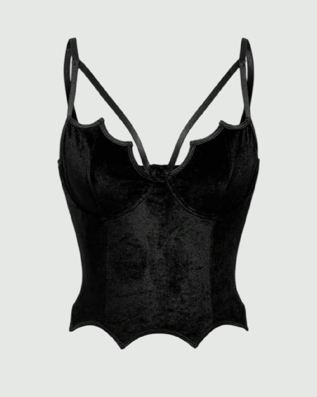 Bustier de murciélago