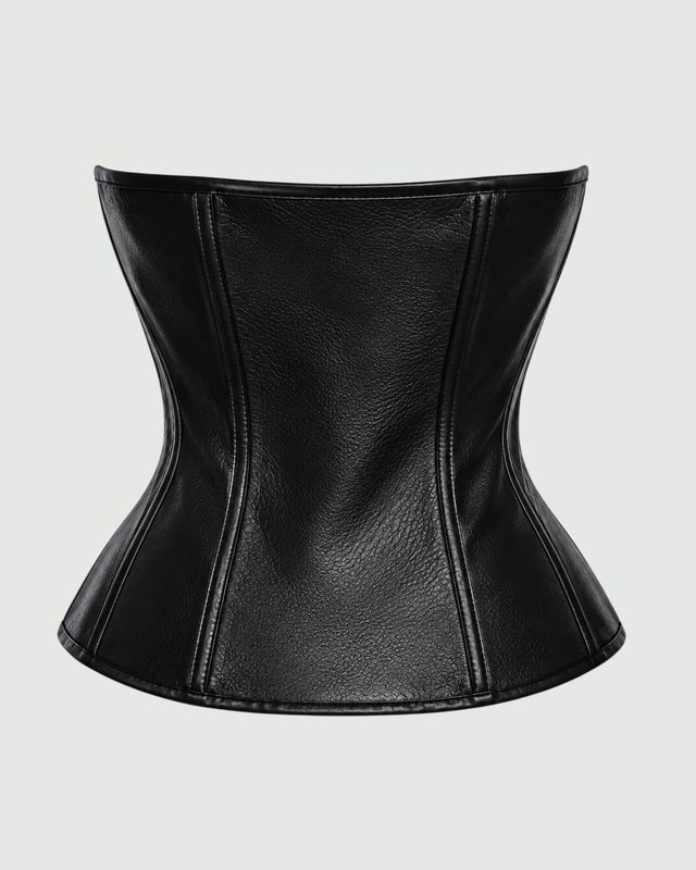 Bustier de cuerina