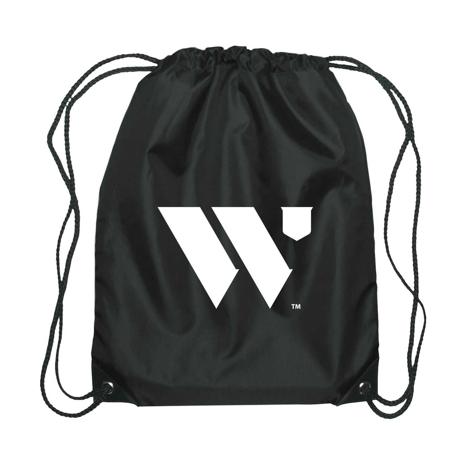 Drawstring Bag, Colour: Black