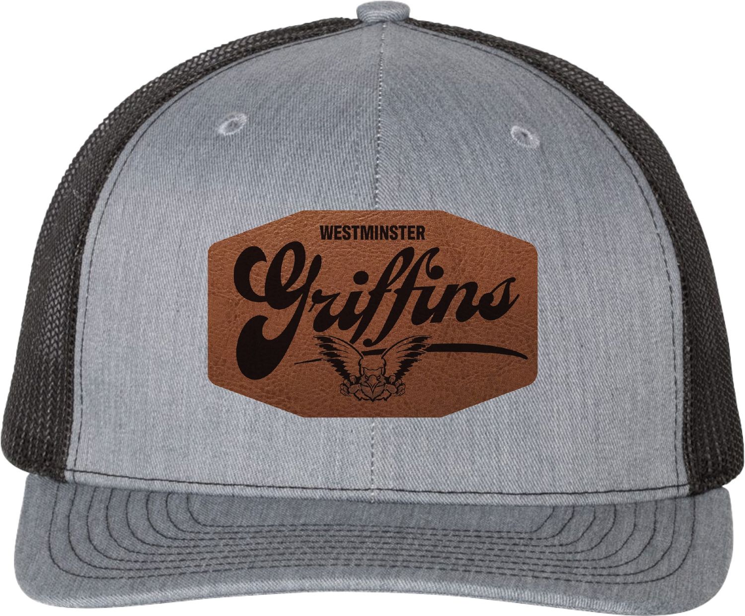 Adjustable Snapback Trucker Cap, Color: Htr Grey/Black
