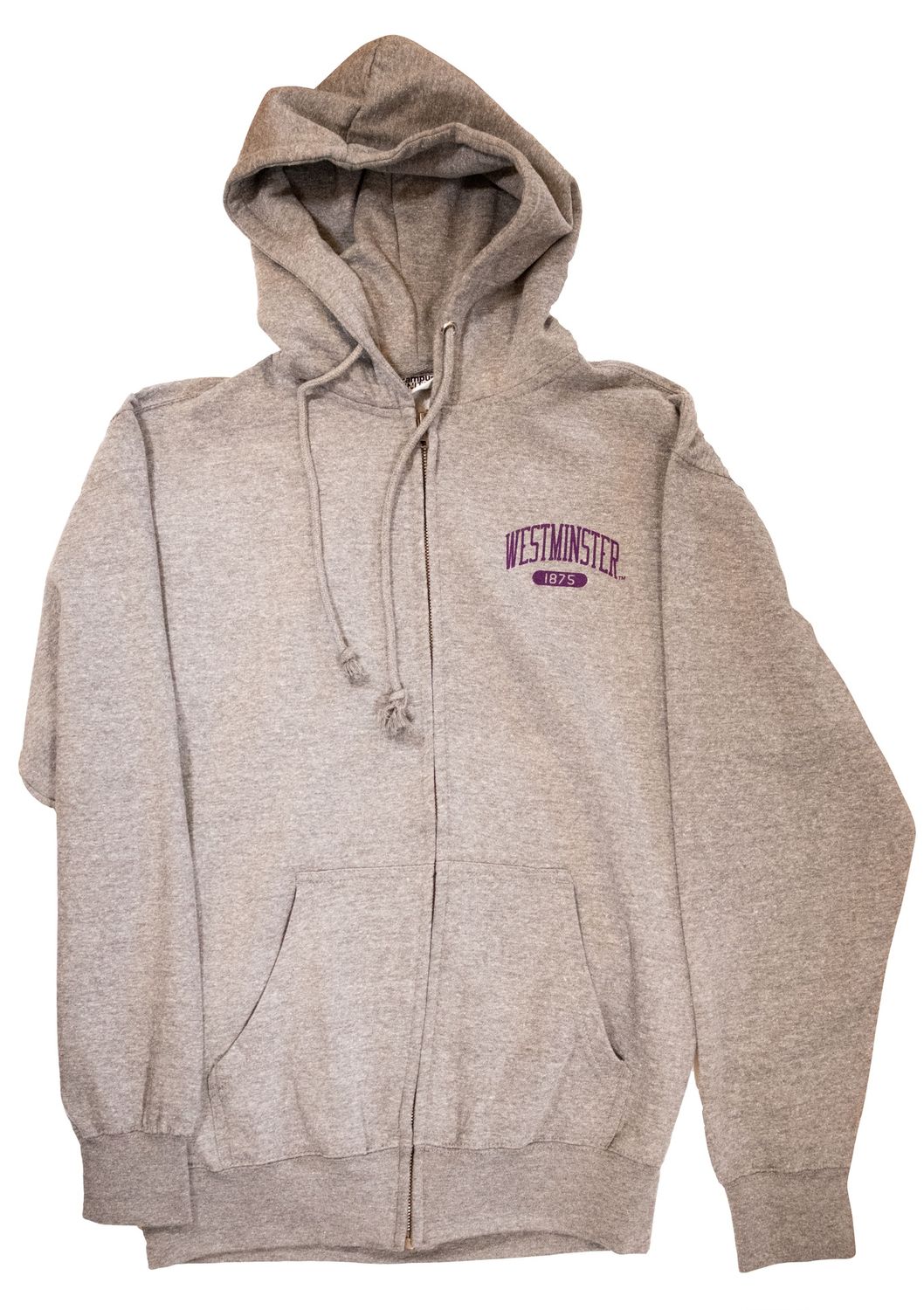 Grey Westminster Circa Full Zip, Size: Small
