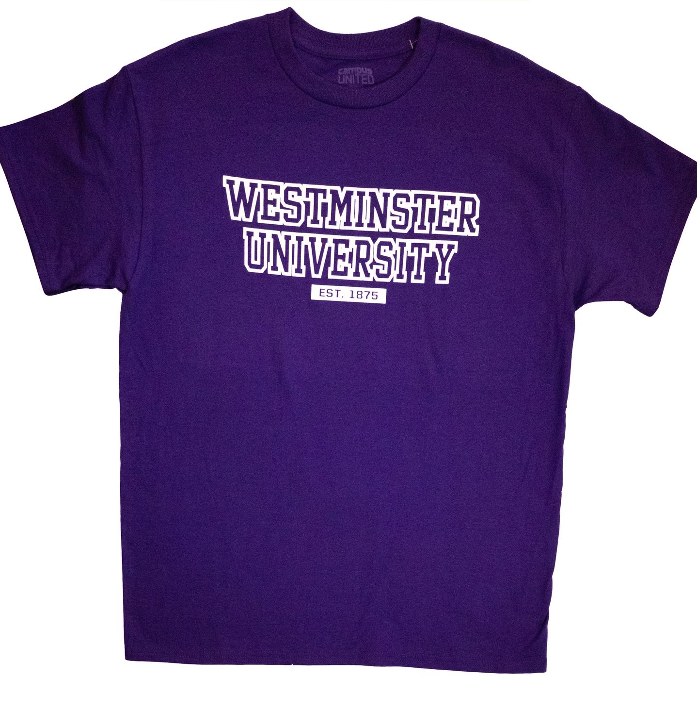Purple Westminster University Short Sleeve, Size: Large