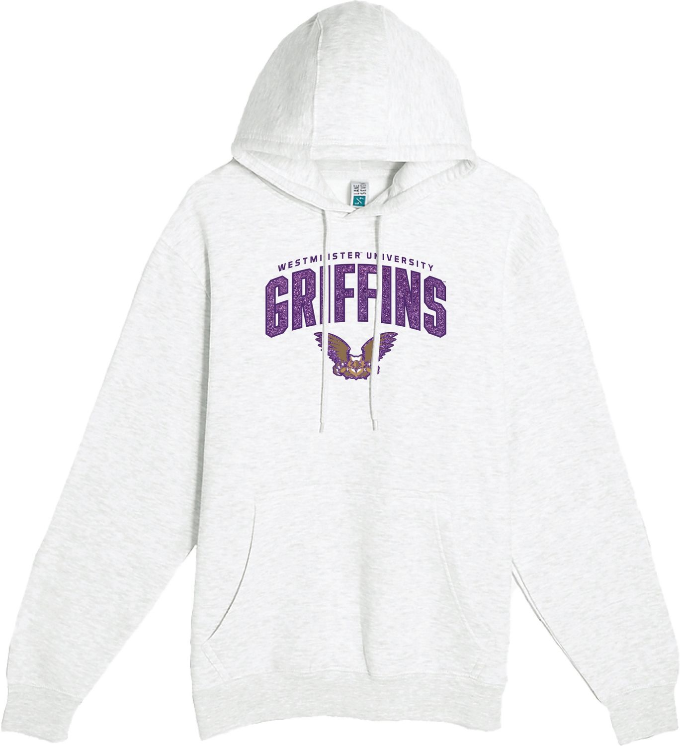 Oatmeal Glitter Hoodie, Size: Small