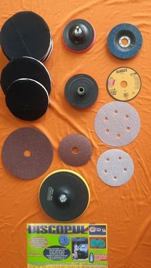 Discos de lija con velcro