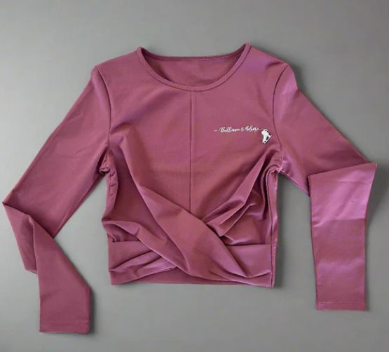 Brilliance &amp; Melrose Long Sleeve Twisted Skating Shirt