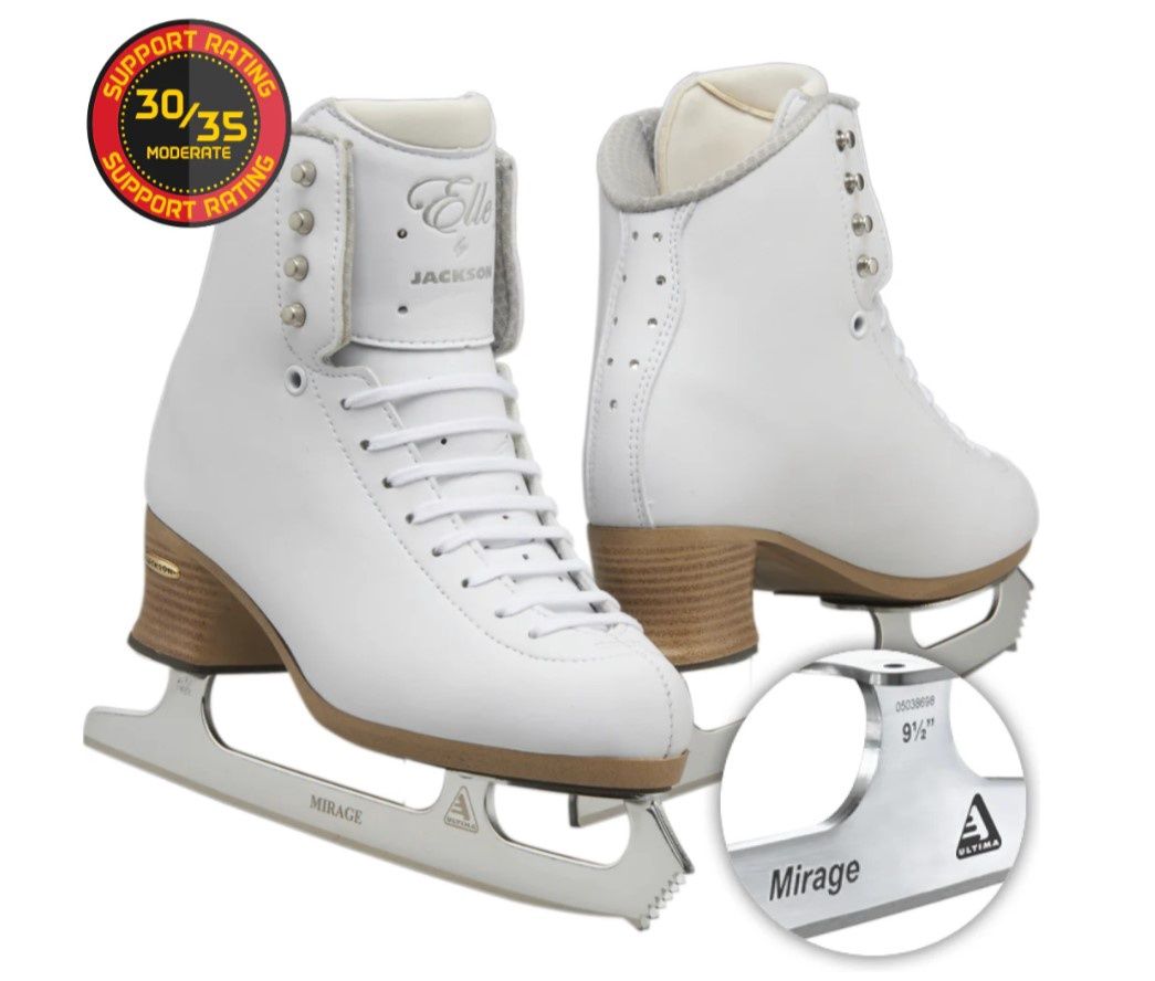 Jackson Elle Fusion Figure Skate w Mirage Blade - Misses, Size: 3.5, Width: R