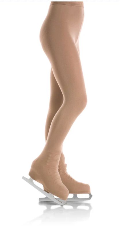 Mondor 3396 Over the Boot Natural Cotton Matte Skating Tights JR